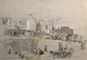 パークストリート、カムデンタウン、1836〜39年頃（鉛筆画）