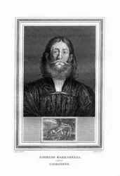 ジョルジョーネ、イタリアの高ルネサンスの画家、1825年。