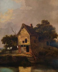ノーリッチ近郊のブロフィールドでの眺め、c1810