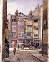 1886年、ロンドン、アルダースゲート・ストリート