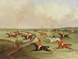 フルクライのクォーンハント：セカンドホース、ヘンリーアルケン（1785-1851）による絵画後