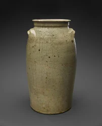 チャーン、c。 1850-1883（アルカリ釉石器）
