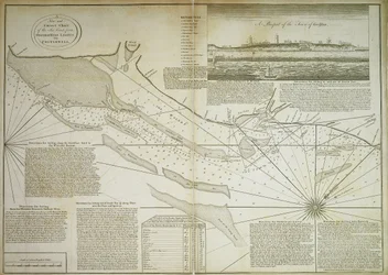 オーフォードネス・ライトからプリトルウェルまでの新しい正しい海図