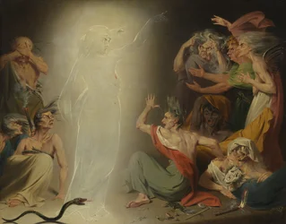 O Fantasma de Clitemnestra Despertando as Fúrias