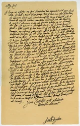 ジョンドライデンからローレンスハイドへの手紙、c1682-1683。