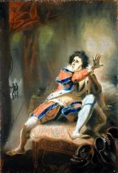 ジョン・フィリップ・ケンブル（1757-1823） - シェイクスピアの「リチャード3世」（パステル、ベラム