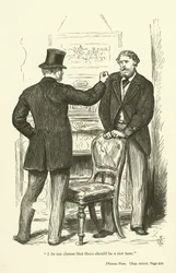 Anthony TrollopeによるPhineas Finnのイラスト