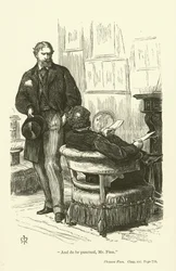 Anthony TrollopeによるPhineas Finnのイラスト