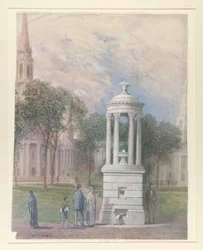 ニューヘブングリーンのベネット噴水