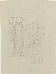 Beggars at a Door (Yarborough Monument の習作)