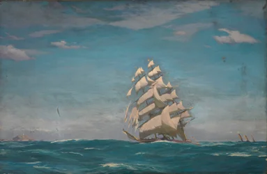 カティー・サーク」（1869年）20世紀初頭（油彩・キャンバス）