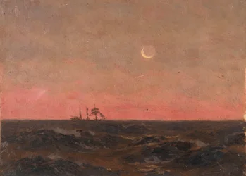 海景 1900年頃 油彩・キャンバス