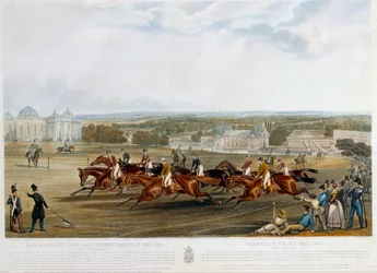 1841年のシャンティイのジョッキークラブ賞 ジョン・フレデリック・ヘリング(1795-1865) (ec.engl.)によるプリント 1841年 コレクション・プライヴェート