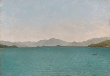 ジョージ湖、自由習作、1872年。
