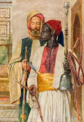 The Pipe Bearer」1856年。
