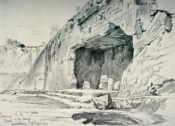 いわゆる王家の墓、1902年。