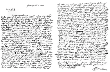 クラバーハウスのグラハムからの手紙、ダンカウント子爵、1629年、1840年