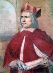 ジョン・グリーンヒル (1644-1676) 作、ウィリアム・シェイクスピア (1564-1616) 作のヘンリー 8 世のウォズリー枢機卿役の俳優ヘンリー・ハリス (1634-1704 年頃)