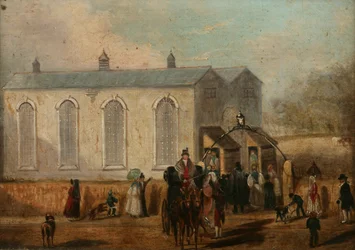 アルバートン一時教会、1832-35年