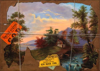 輸送中に引き裂かれました。 1890-1895。