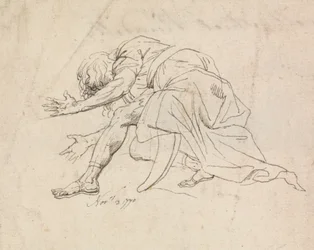 A Man Kneeling   1446420   ja       japanese Successfully Translated  Original: A Scene from The Maid of the Mill Translat: A Scene from 