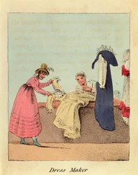 「ドレスメーカー」、1818年