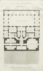 スタッフォード-シャイアホールの地下物語の計画：彫刻、nd [1794-1798]（印刷）