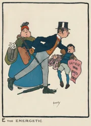 E the Energetic - J. Hassall - drawing、1903