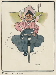 若々しいY - J・ハッサル-ドローイング、1903