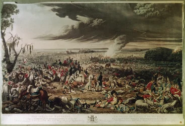 1815年6月18日の記念すべき戦いの翌朝、ワーテルローの野原に現れた姿。