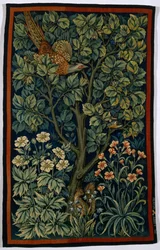 雄のキジ、Morris & Co. 製 1916