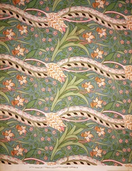 &39;Daffodil Chintz&39;、1875（プリントコットン）