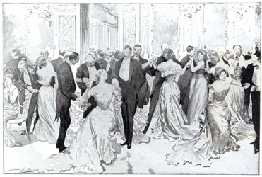 The Cotillon、「Daily Life Upstairs」、1902年（リトグラフ）