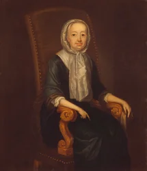 ハンナ・キャロウヒル・ペン（1664-1726）c.1742