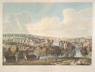 マテワン。 マニュファクチャリング ビレッジ、フィッシュキル ランディング近く、ニューヨーク州