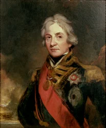 ホップナー・ジョン（1758-1810）作、副提督ホレイショ・ネルソン（1758-1805）。油彩・キャンバス