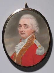 ダニエルバー少将、1799年の肖像。