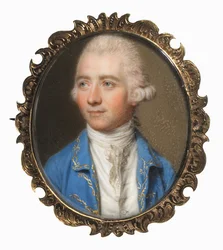 男の肖像、おそらくSoul Soulden Lawrence、1770年。