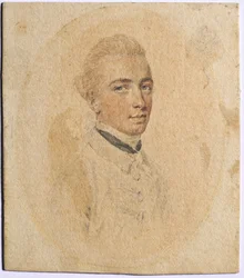 男の肖像c。 1775年。