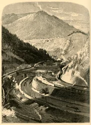 Mauch Chunk and Mount Pisgah」、1872年。  