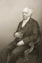 Andrew Reed（1788-1862）は、DJパウンドによって「著名な人物の応接室、第2巻」の写真から刻まれました。