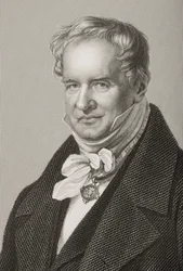フリードリッヒハインリッヒアレクサンダーフンボルト（1769-1859）、フォンハンボルト男爵、写真からDJパウンドによって彫刻された、著名な人物の応接室、第2巻、ロンドンで出版された1860（engra）