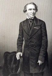 1860年にロンドンで出版された「著名な人物の応接室、第2巻」の写真からDJパウンドによって彫刻されたジャコモマイヤービール（1791-1864）