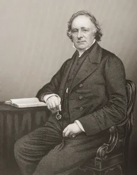 Thomas Binney（1798-1874）は、DJパウンドが「著名な人物の応接室、第2巻」の写真から1860年にロンドンで出版したものを彫刻したものです。
