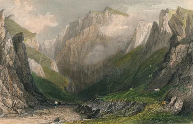 ダービーシャー、ヴェイル・オブ・ザ・ウィネッツ」1837年