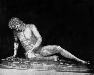 瀕死のガリア、国会議事堂、ローマ、1893年。