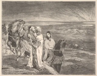 The Wise Men out of the East」（1868年）。