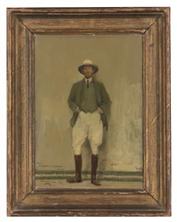 ウォルター・B・ハリスの肖像 1907年頃（油彩、キャンバス・ボード）