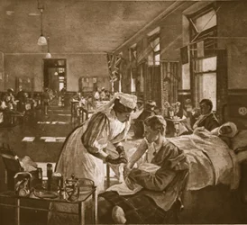 負傷;ロンドン病院、1914-19
