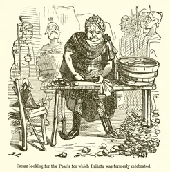 英国がかつて祝われた真珠を探しているシーザー